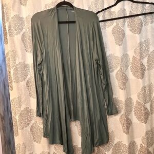 Drape front cardigan